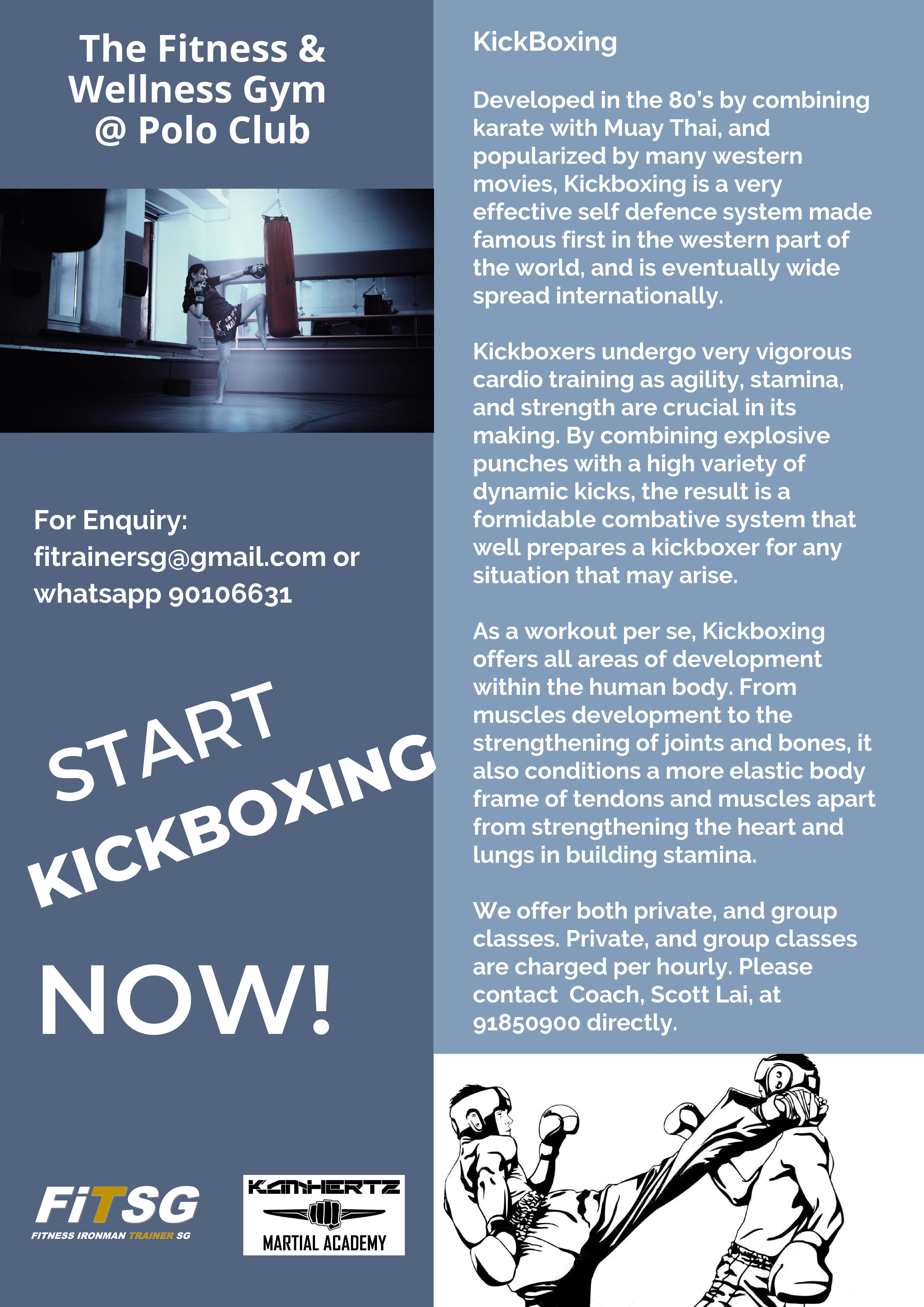 Kickboxing Poster pdf